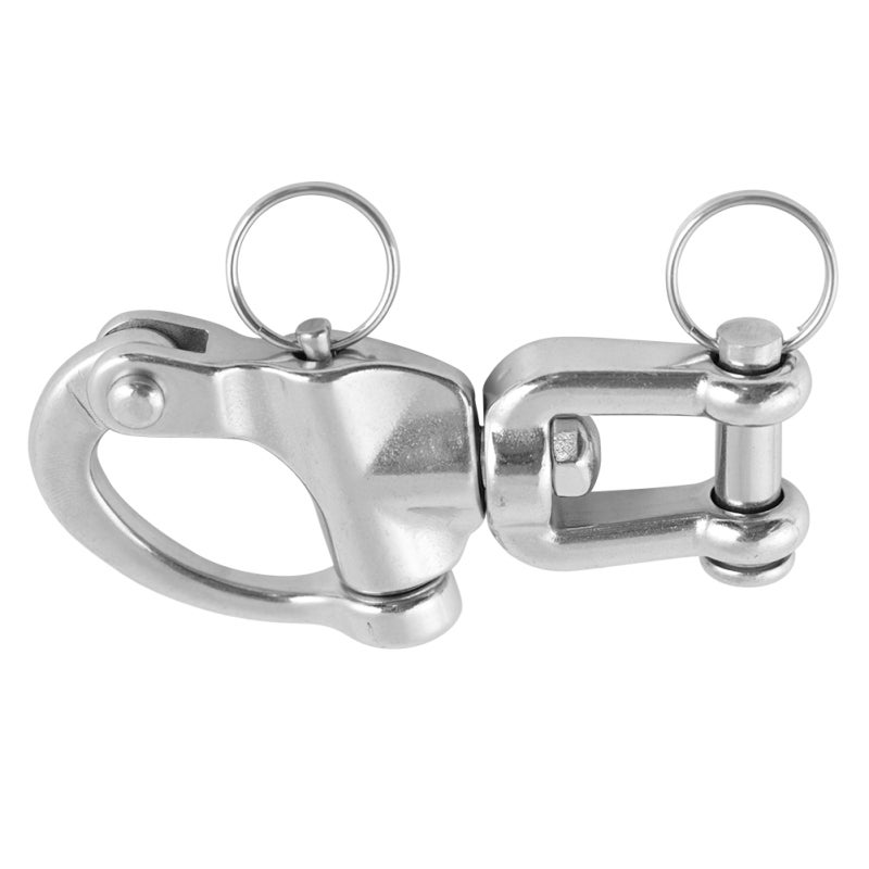 Quick Release Swivel Eye Snap Boat Shackle Stainless Steel Marine Yacht Sailing(16*87mm) - Image 3