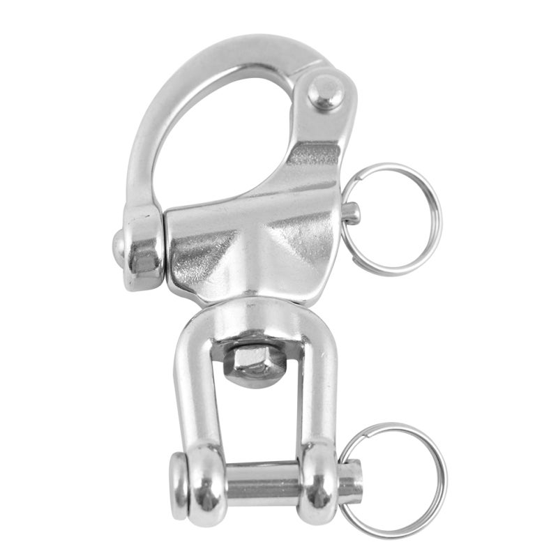 Quick Release Swivel Eye Snap Boat Shackle Stainless Steel Marine Yacht Sailing(16*87mm) - Image 2