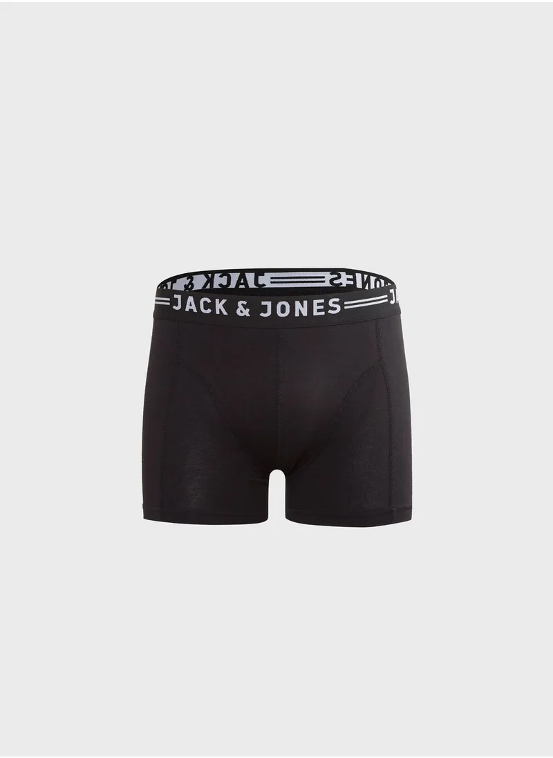 JACK & JONES 3 Pack Essential Trunks
