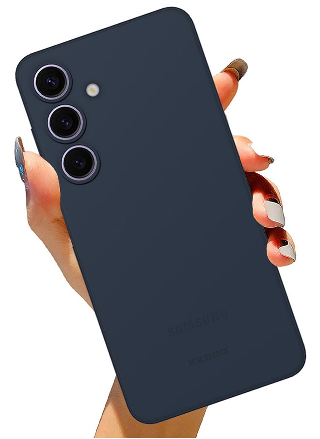 KZDOO - Samsung Galaxy S24 Case Slim Thin Air Skin Full Coverage Protective Case Sturdy Durable Thin Case Drop Protection Case Cover Transparent Blue - Image 1