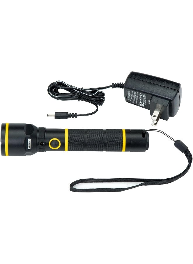 Stanley Stanley 1-95-154 Rechargeable Led Flashlight Black Yellow - Image 3