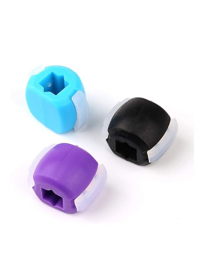 NIBEMINENT 3-Piece Jaw Exerciser Device Facial Chew Muscle Training Fitness Ball - Image 2
