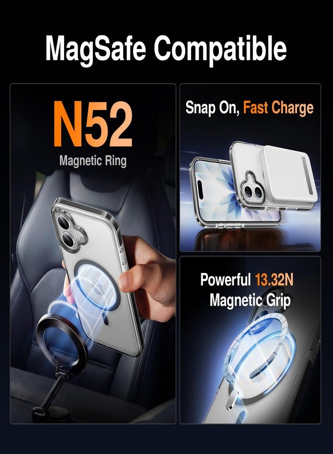 SMARTDEVIL iPhone 17 Case Magsafe with 2 Pack Screen Protector, Alignment Frame, Ultra-Thin iPhone case, Strong Magnetic Phone Case, Non-Yellowing, Stay Original，Black - Image 5