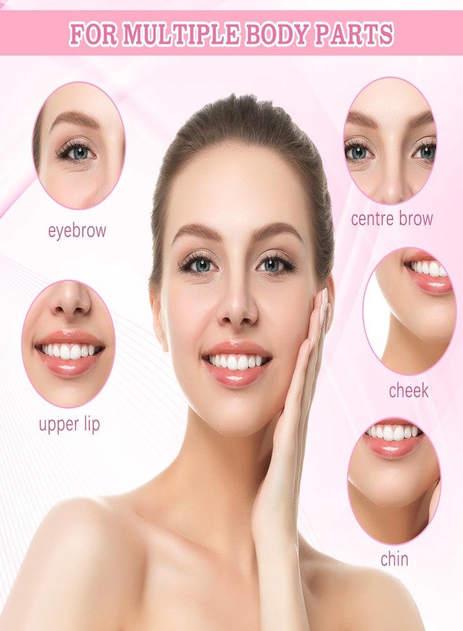 Leelosp طقم إزالة الشعر بالشمع Leelosp 600 قطعة يتضمن 400 شريط ورق شمعي و 200 عصا خشبية ناعمة لإزالة الشعر من الجسم (وردي) - Image 4