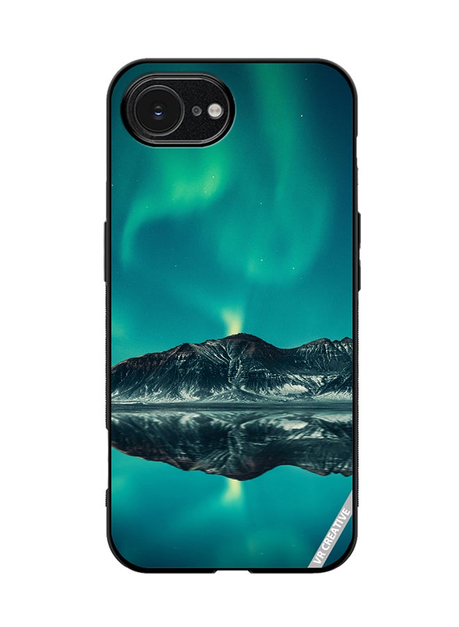 Protective Case Cover For Apple iPhone 16e Aurora Design Multicolour