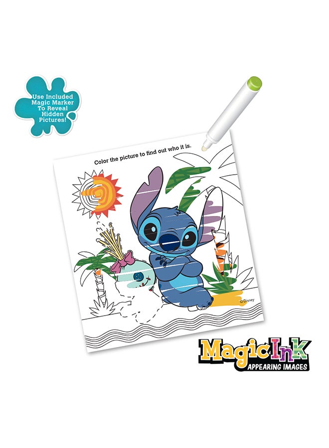 Disney Stitch Magic Ink Book with pen | 10 Pages | Magic Reveal Activities |Mess Free Fun | Learning & Educational Toy For Kids | Age 3+ - Image 2