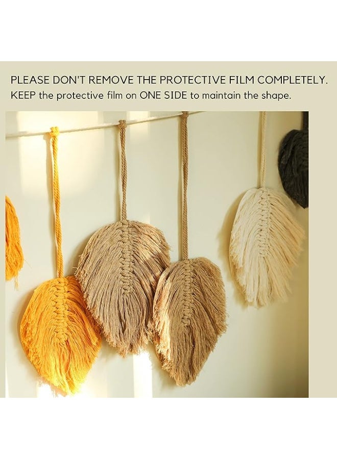 انتيكيانو مكرمية جدارية – ديكور يدوي من القطن – المقاس ‎43×20‎ سم - Image 3