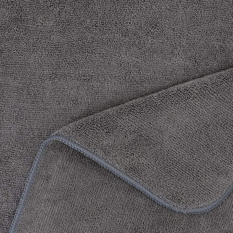 Polyte Professional Quick Dry Lint Free Microfiber Hair Drying Salon Towel, 20 x 40 in, 2 Pack (Dark Gray) - Image 4