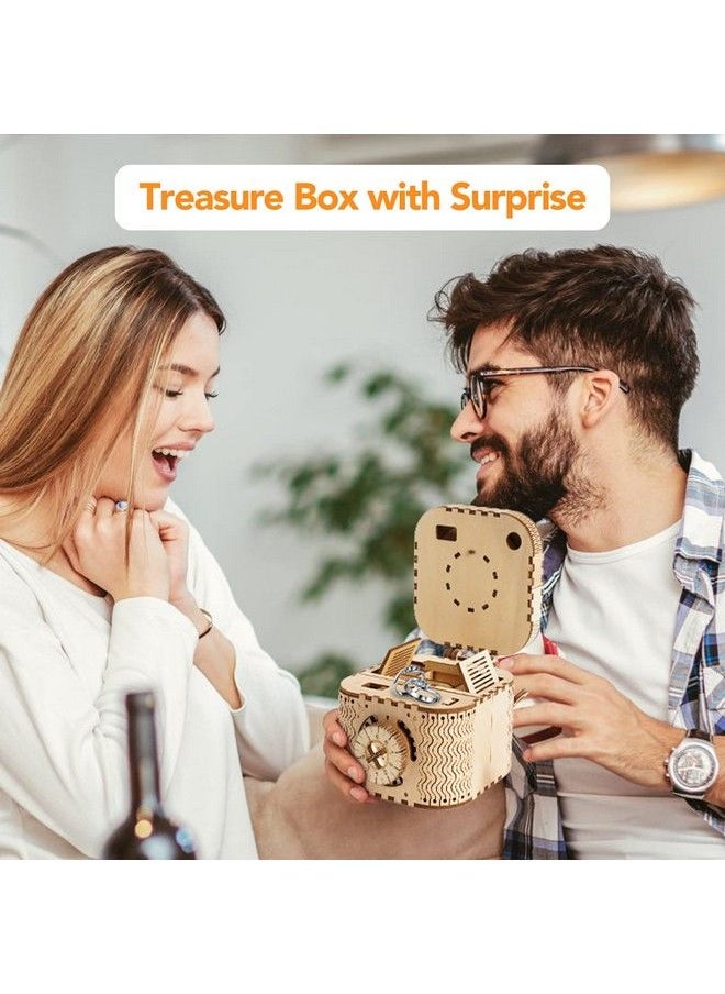 RoWood 3D Puzzles For Adults Wooden Mechanical Gear Model Kits For Teens Kids Age 14+ Treasure Box  - Image 4