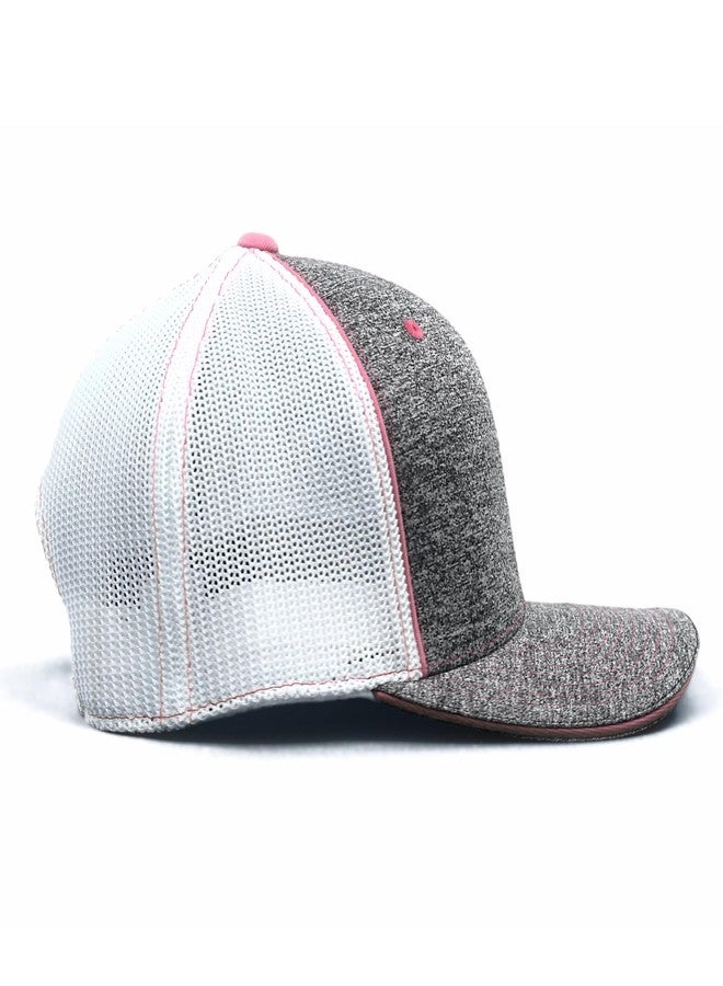 ARIAT Women's Grey/Pink Adjustable Snapback Hat - Image 3