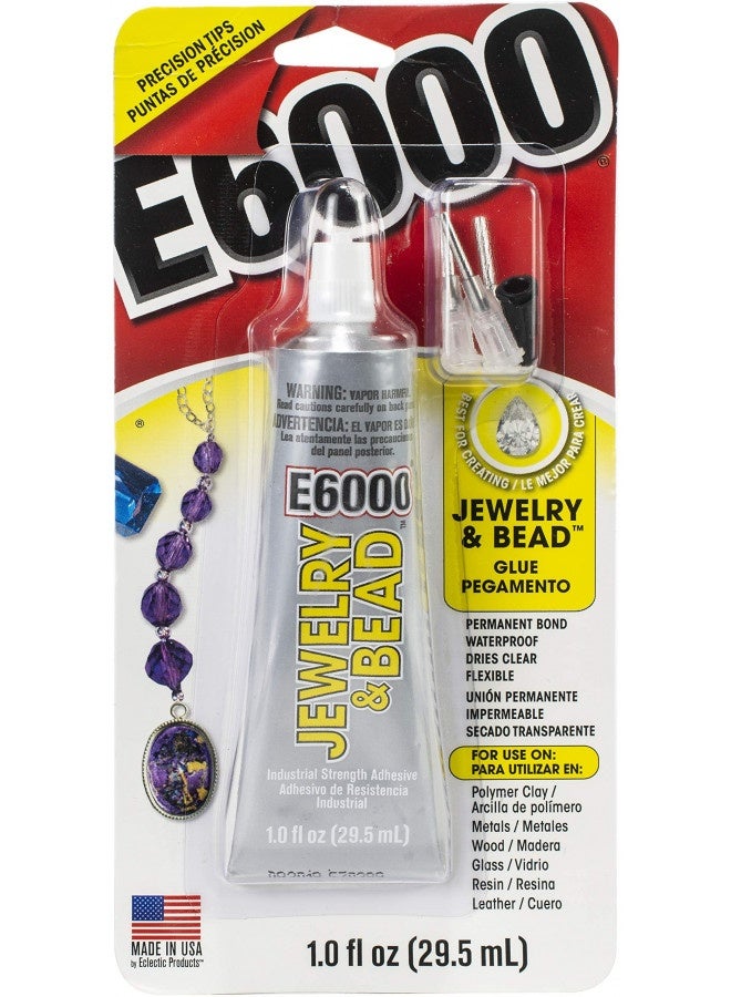 E6000 لاصق المجوهرات والخرز E6000 242001 - 1 أونصة سائلة - Image 3