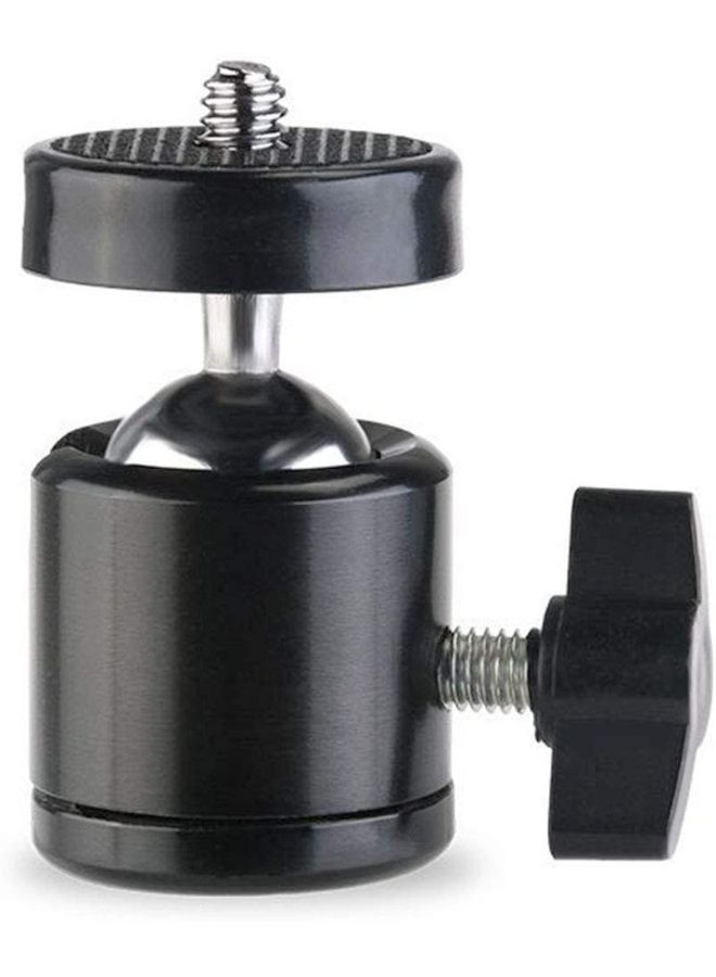 Swivel Mini Ball Head Screw Tripod Mount for DSLR - Image 1