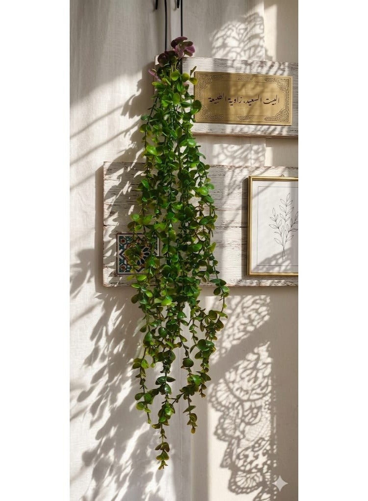 Artificial Hanging Plant, Multi-Purpose – Cascading Artificial Flowers and Greenery with Elegant Natural Design – Home Décor for Office, Balcony, and Walls - Image 1