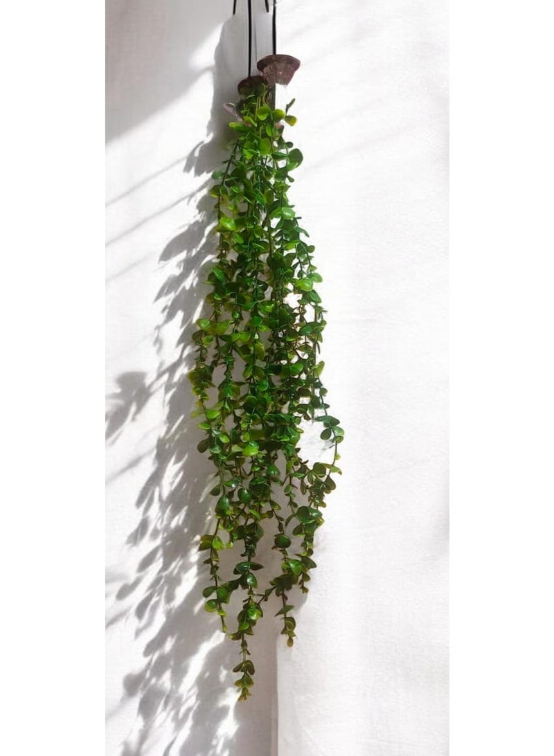 Artificial Hanging Plant, Multi-Purpose – Cascading Artificial Flowers and Greenery with Elegant Natural Design – Home Décor for Office, Balcony, and Walls - Image 2