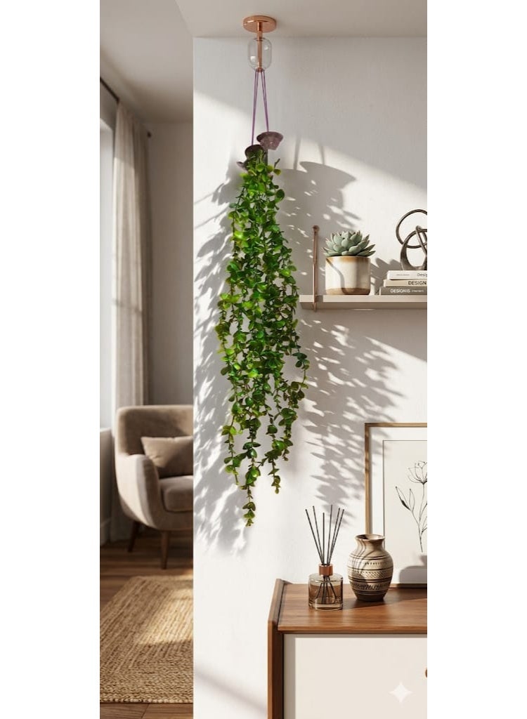 Artificial Hanging Plant, Multi-Purpose – Cascading Artificial Flowers and Greenery with Elegant Natural Design – Home Décor for Office, Balcony, and Walls - Image 3