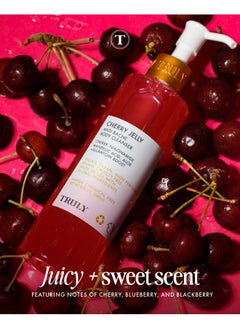 Truly Beauty Cherry Jelly Body Acne Wash With Soothing Cherry Niacinamide Hydrating Allantoin & Mandelic Acidaward Winning Back Acne Treatment Body Wash Cleanser & Dark Spot Remover  - Image 4