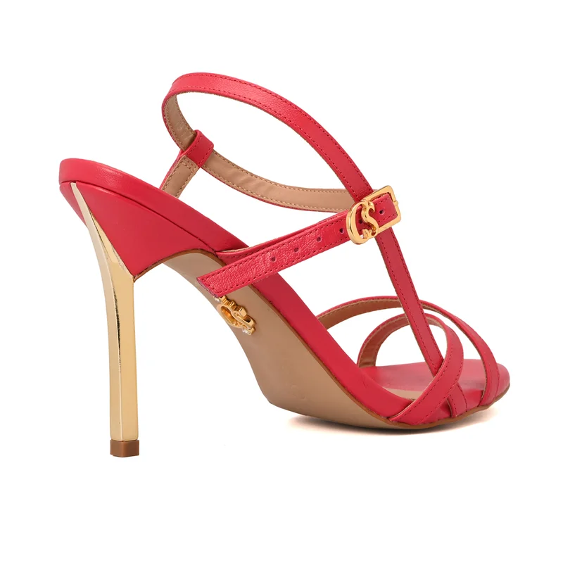 Carmen Steffens Minimal Red Orchid Sandal