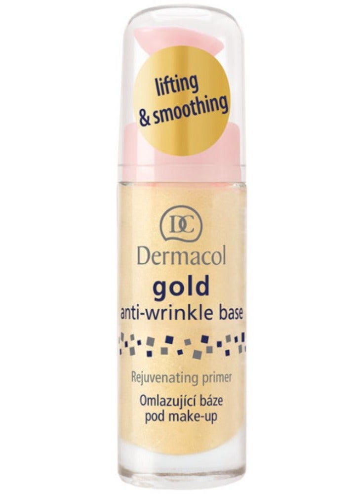 Dermacol Gold Anti-Wrinkle Make-Up Base Primer with Active Gold 20ml - Image 1