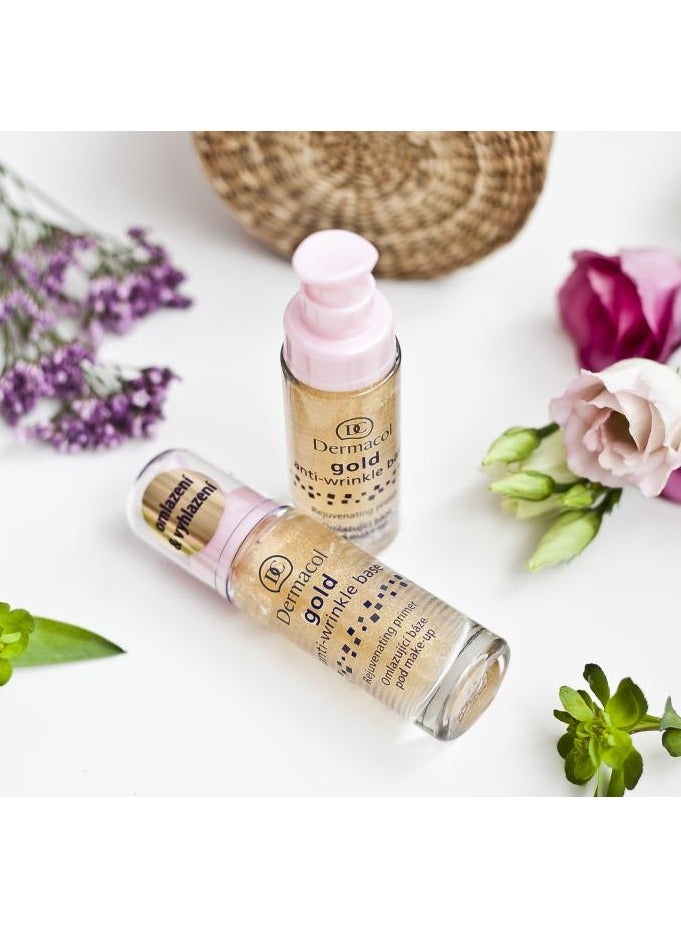 Dermacol Gold Anti-Wrinkle Make-Up Base Primer with Active Gold 20ml - Image 3