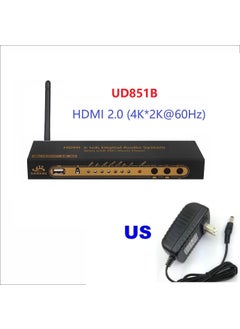 5.1 Channel Audio Decoder DAC Bluetooth HDMI Splitter UD851B US gauge