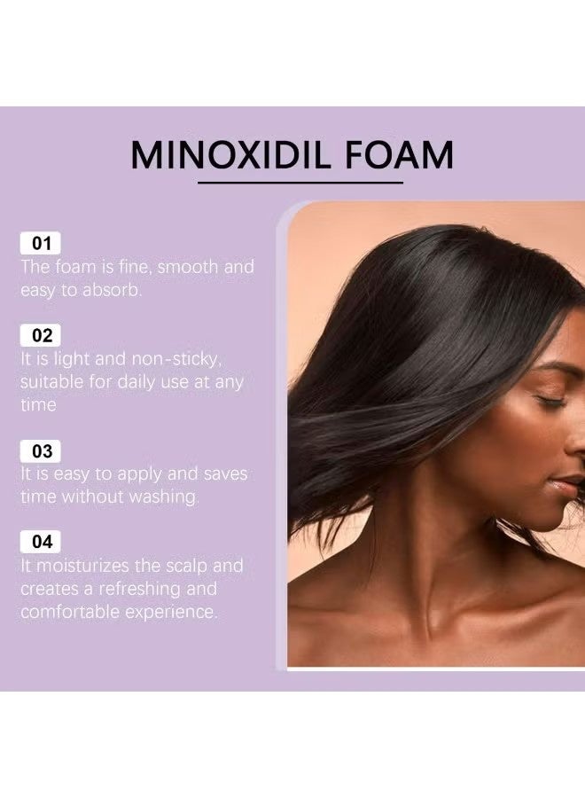 HOEGOA 5% Minoxidil Foam for Women Hair Growth Foam, Rosemary Hair Care Suitable for Hair Thinning Receding Hairline 100ml/3.38fl oz - Image 5