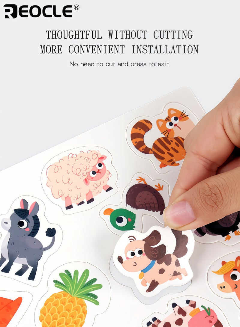 REOCLE Kid's Educational Flash Cards with Sensory Activity Design and Cognitive Skill Development Preschool Learning Toy for Children Early Education - Image 4