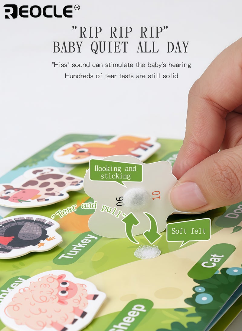 REOCLE Kid's Educational Flash Cards with Sensory Activity Design and Cognitive Skill Development Preschool Learning Toy for Children Early Education - Image 3