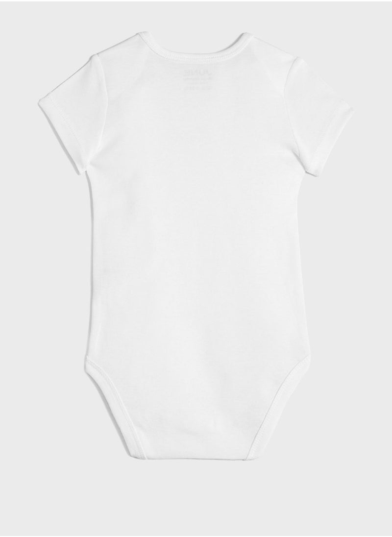 JUNE - Kids 5 Pack Dinosaur Bodysuit - Image 1