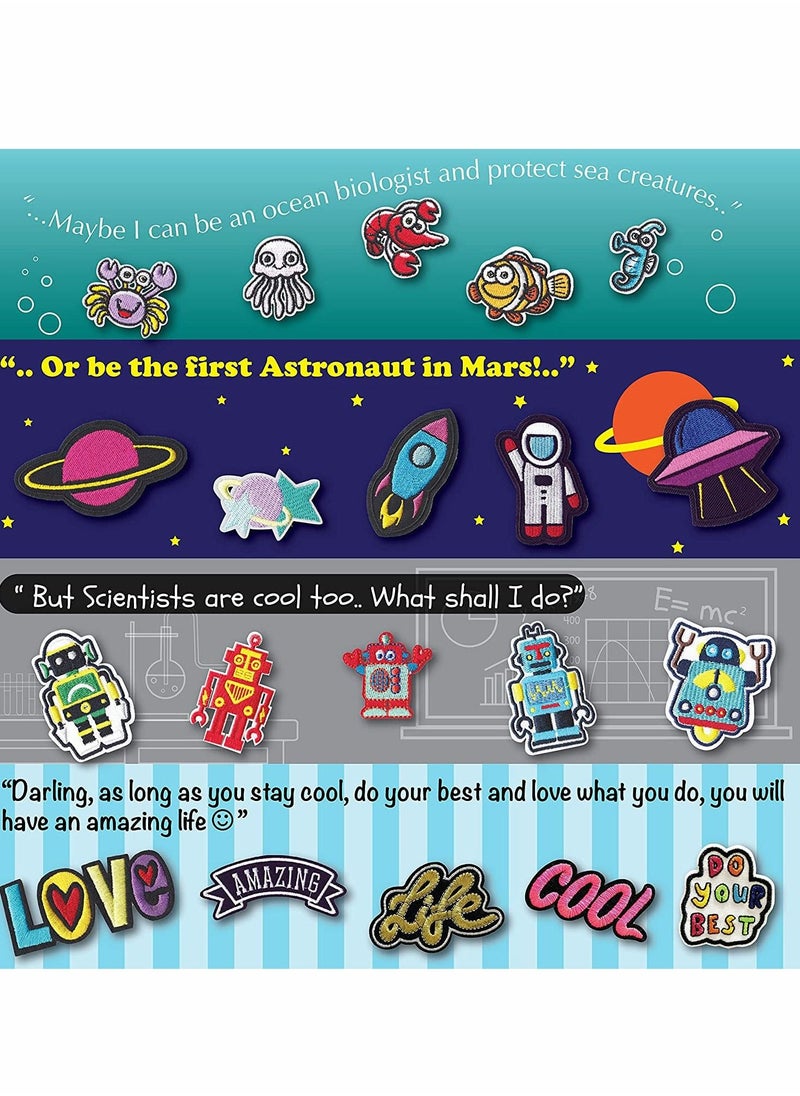 Excefore - Patches for Clothing, 40 Pcs Cute Sewing On Patches - Image 1