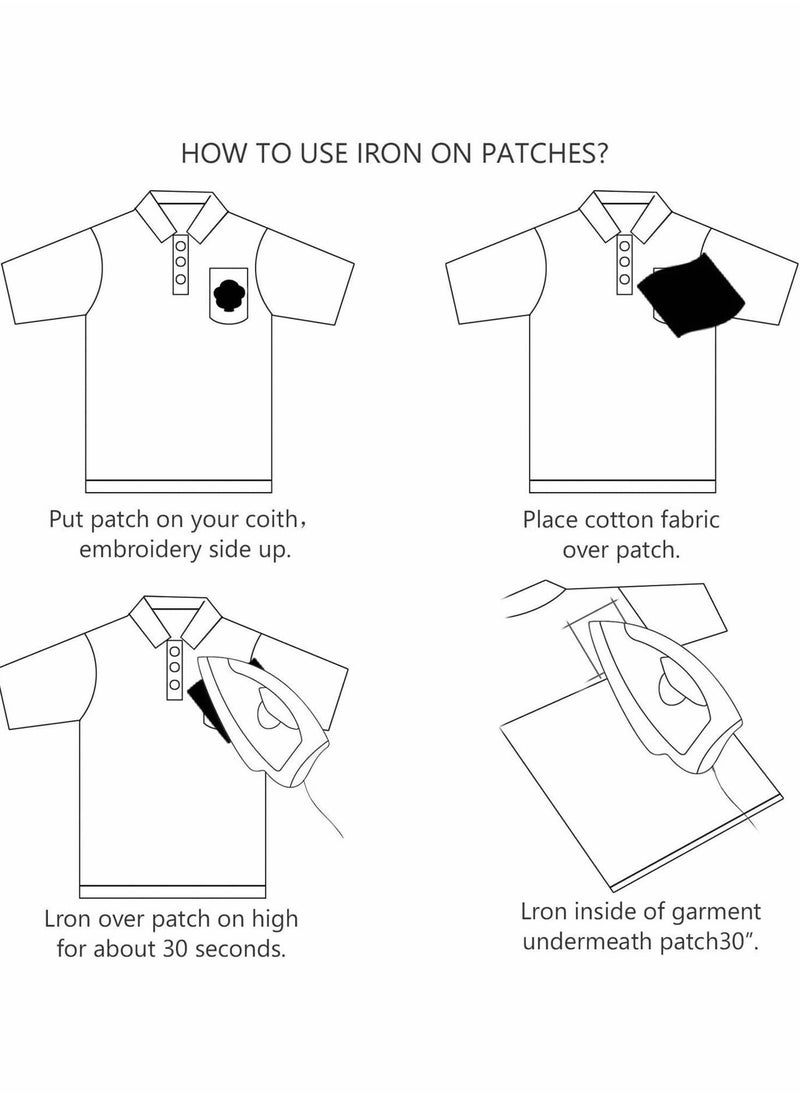 Excefore - Patches for Clothing, 40 Pcs Cute Sewing On Patches - Image 1