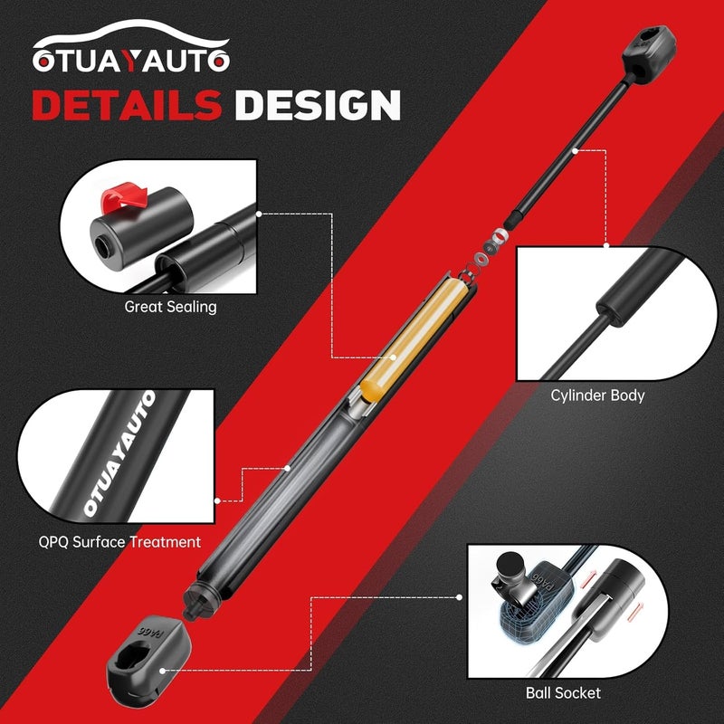 OTUAYAUTO Front Hood Struts Lift Support Replacement for Toyota Camry 2018-2023 Hood Bonnet Shock Strut 5344007010 5344006180 - Image 4