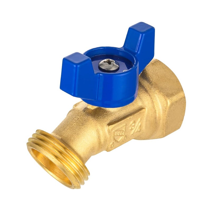 EFIELD 1/4-Turn Outdoor Spigot, Sillcock Hose Bibb Valve 3/4" Female NPT Inlet Ã—3/4" Male GHT Threaded Garden Hose Outlet/Connector,(SILLCOCK042) - Image 1