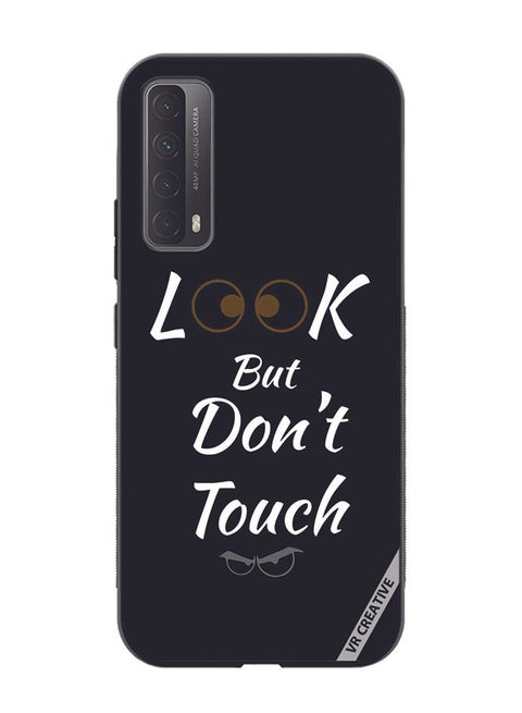 Protective Case Cover For Huawei Y7a Look But Don't Touch Design Multicolour