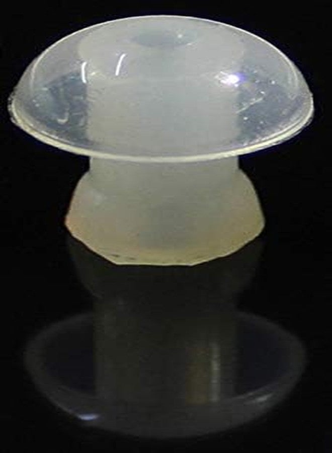 VATS Hearing Aid Domes - 6 Pcs Medium (10mm) Transparent Silicone Ear Tips with Tube & Elbow Connectors, Replacement Ear Domes for BTE & Pocket Hearing Aids - Made in India - Image 3