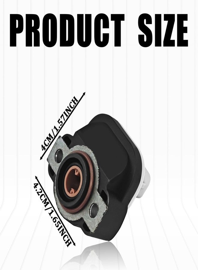 SWQS TPS Throttle Position Sensor, Throttle Body Position Sensor Compatible with Dodge Ram 1500/2500/3500 Jeep Commander/Grand Cherokee Chrysler Replace #5017479AA, 5014479AA (Black) - Image 2
