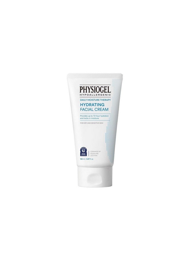 Physiogel Physiogel Hydrating Facial Cream Moisturizer, Provides 72 hrs of Hydration for Normal to Dry Sensitive Skin, Fragrance Free, Strengthens Skin Barrier, Face Cream for Men & Women, Ceramide, Squalane - Image 1