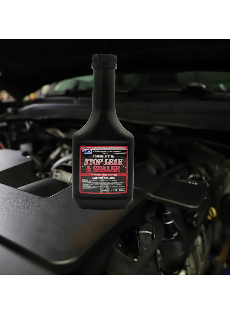 cyclo Combo - Buy 2pcs CYCLO Cooling System Stop Leak & Sealer 354ml – Radiator Leak Repair Additive for Cars, SUVs, Trucks – Fast Seal Cracks & Holes, Anti-Foam, Silicate Based, Cooling System Maintenance Fluid, C52 - Image 5