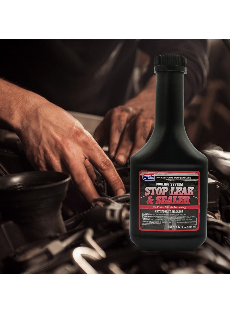 cyclo Combo - Buy 2pcs CYCLO Cooling System Stop Leak & Sealer 354ml – Radiator Leak Repair Additive for Cars, SUVs, Trucks – Fast Seal Cracks & Holes, Anti-Foam, Silicate Based, Cooling System Maintenance Fluid, C52 - Image 3