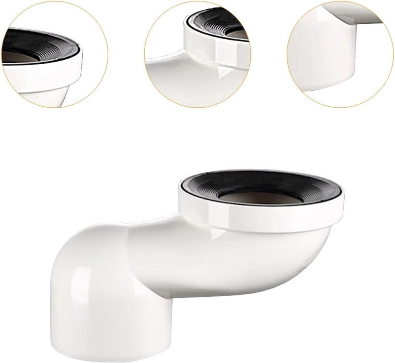 12.5Cm toilet shift adjustment piece 110 with rubber ring shifter 12.5cm - Image 3