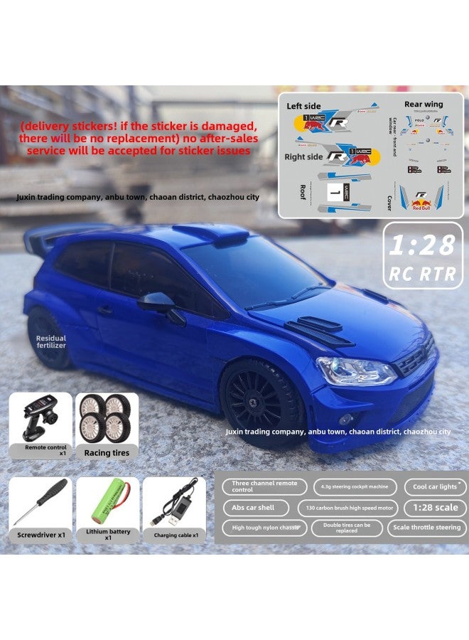 RC Drift Remote Control Car Model Racing Electric Toy Car POLO Flying Red Bull Sticker Landa Technology-Color: Without Stickers - Image 1