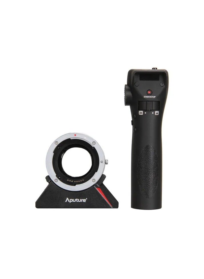 Aputure Aputure DEC Wireless Focus and Aperture Controller Lens Adapter for EF and EF-S-Mount Lenses to E-Mount Cameras  - Image 1