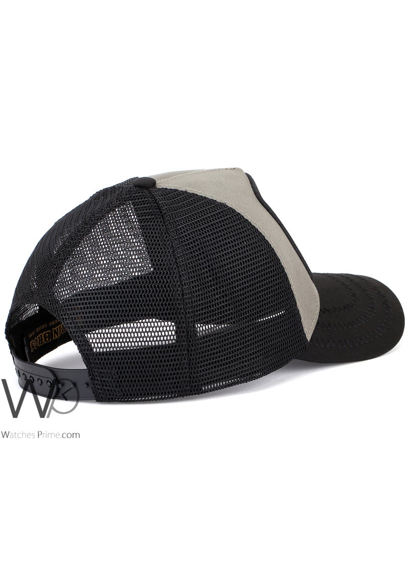 Goorin Bros Goorin Bros Grizzly Trucker Mesh Cap Gray-Black Color Cotton Hat For Men  - Image 2