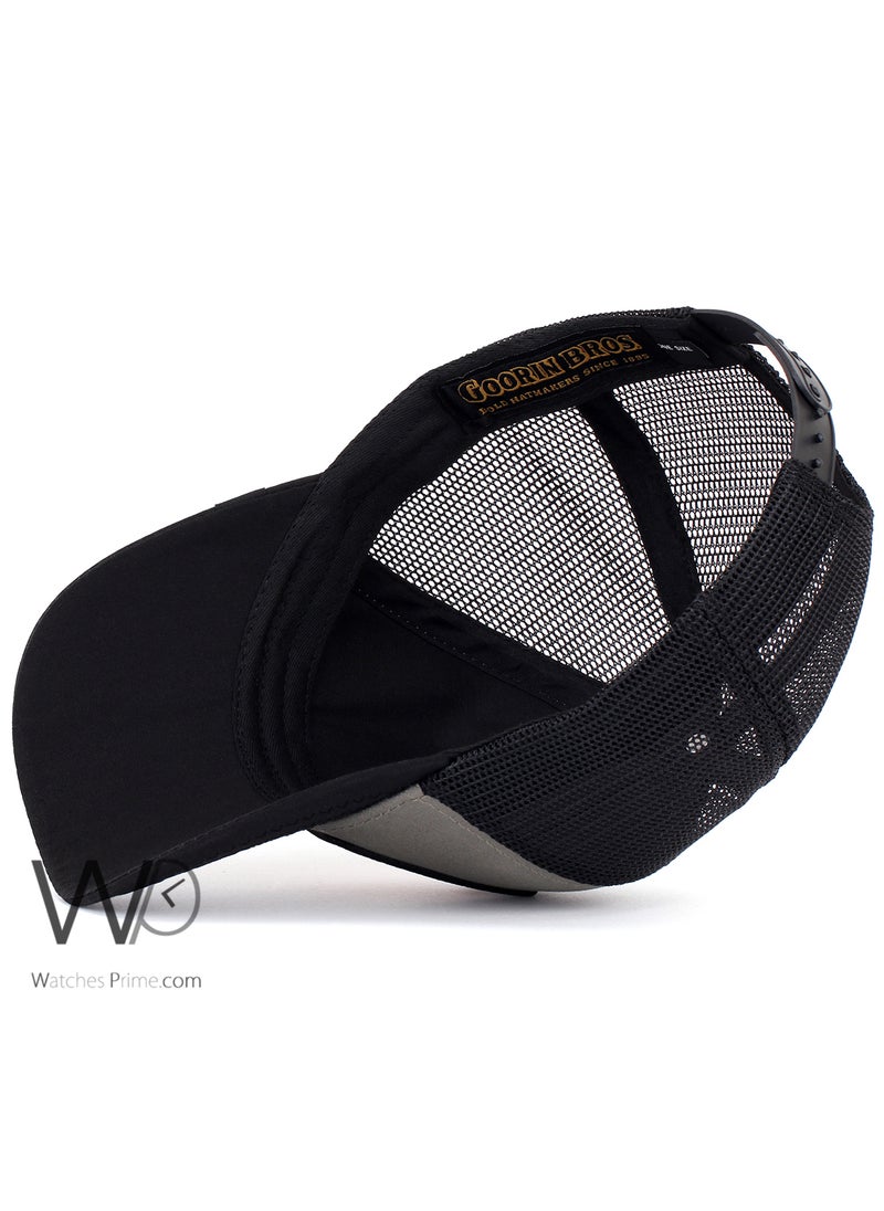 Goorin Bros Goorin Bros Grizzly Trucker Mesh Cap Gray-Black Color Cotton Hat For Men  - Image 4