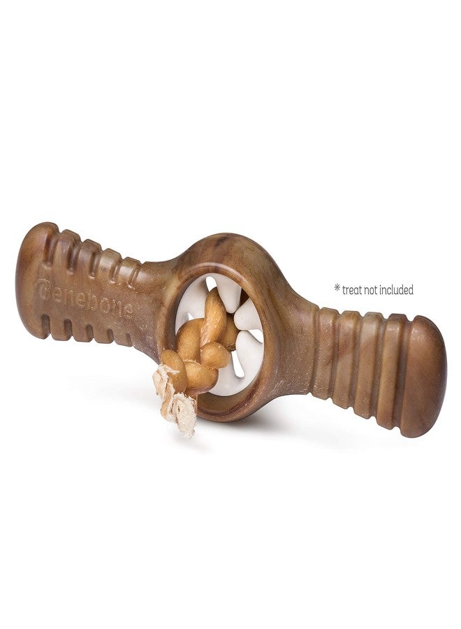 Benebone Pawplexer Interactive Treat Dispensing Tough Dog Puzzle Chew Toy, Made in USA, Large, Real Bacon Flavor - Image 1