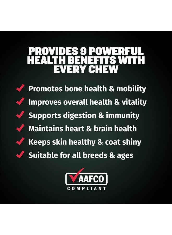 BULLY MAX 9In1 Total Health Dog Chews  Puppy & Adult Dog Multivitamin Treats  Omega 3 Vitamin Supplements For Immunity, Brain, Heart, Joint & Digestive Health For All Breeds  75 Soft Chews/Bag - Image 4