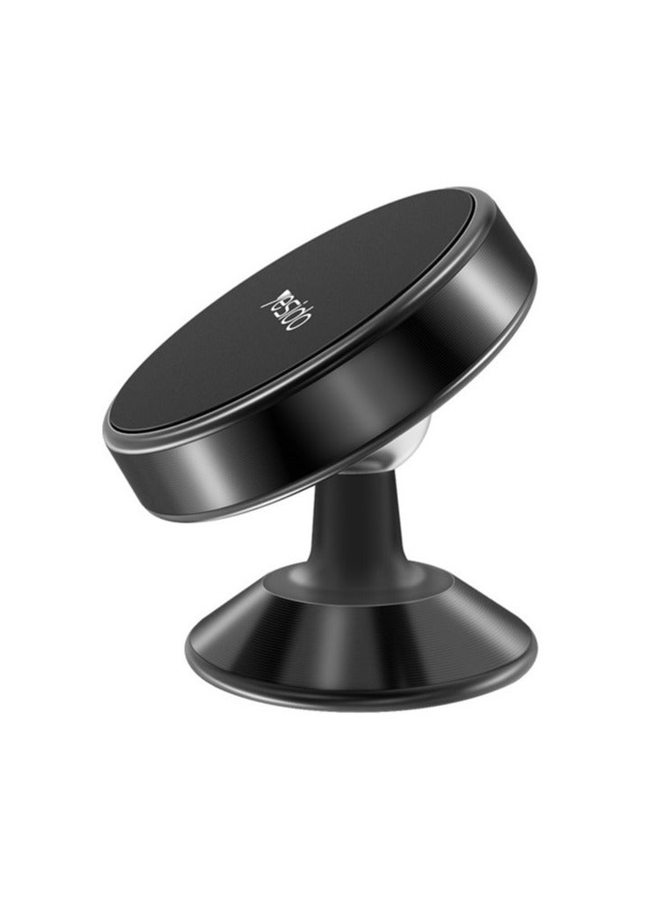 Yesido C56 Magnetic Suction Phone Holder for Car – Stylish Black Design for Secure Mounting - Image 2