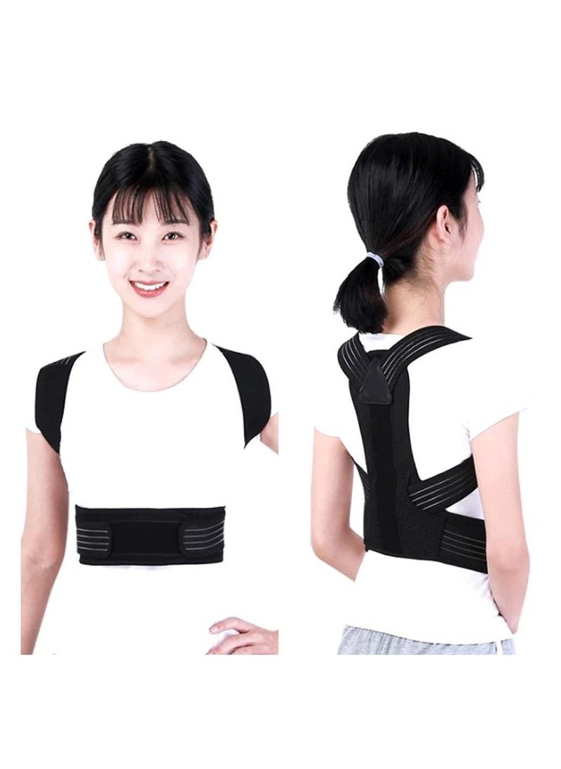 Generic Women Men Scoliosis Posture Corrector Back Support Brace Spine Corset Belt Shoulder Therapy Support Bad Posture Correction Belt  - Image 1