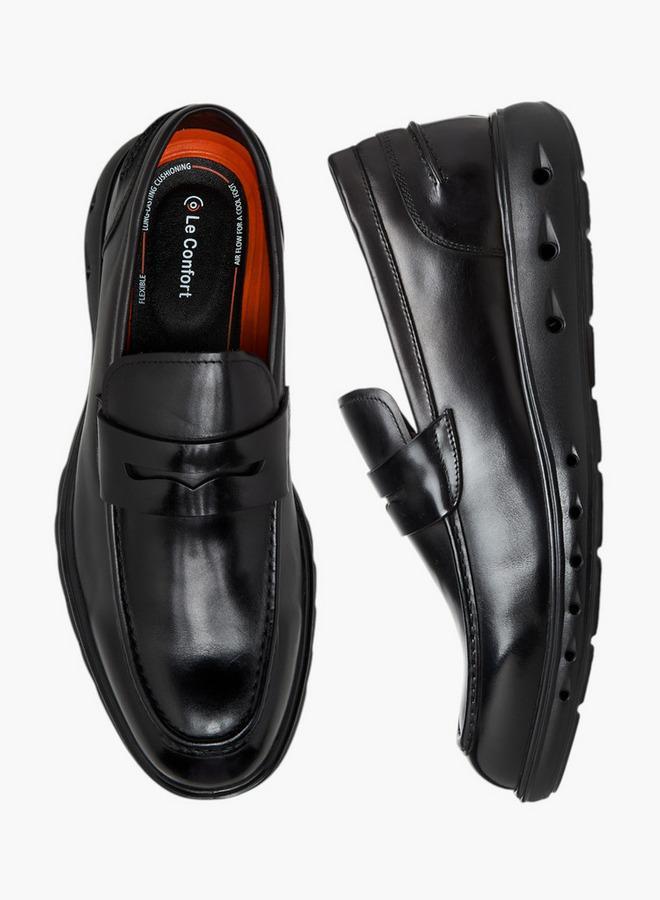 لو كونفورت حذاء لوفرز سهل الارتداء بلون سادة - Image 3