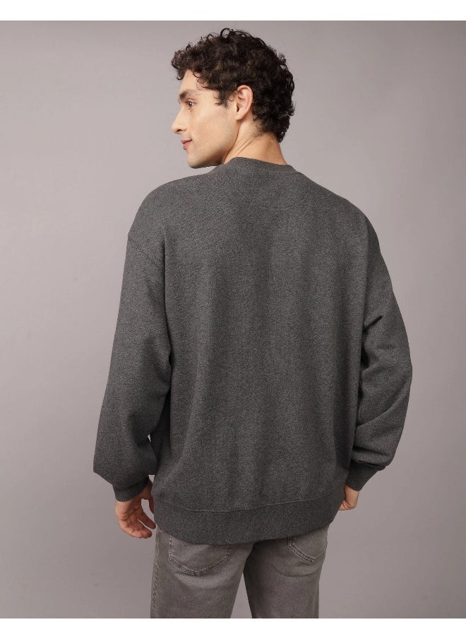 American Eagle - AE Fleece Crew Neck Sweatshirt - Image 1