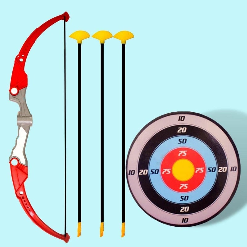 Storio Outdoor Toys Bow and Arrow Archery Set Toy Set with Target Board - Dhanush Baan for Kids Girls Boys, Multicolor - Image 3